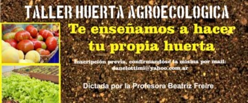 Taller de Huerta Agroecológica en la Comuna 8